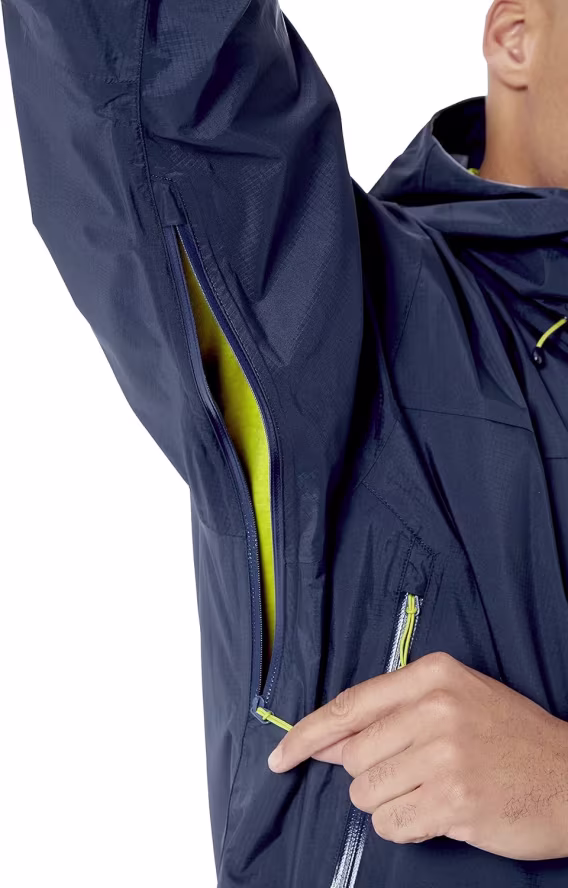 Rab Erkek Downpour Plus 2.0 Su Geçirmez Nefes Alabilir Ceket