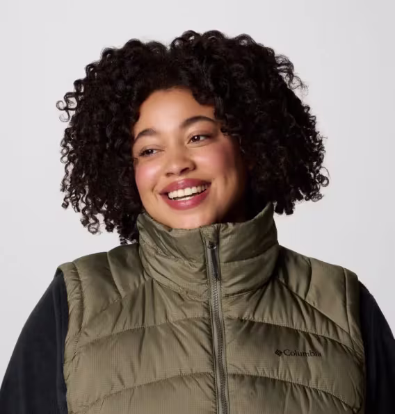 Columbia Women's Karis Gale Uzun Yelek   Büyük Beden