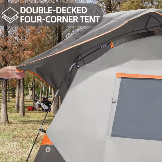 Kamp için CAMEL TAÇ Çadırları 4 Kişilik Suya Dayanıklı