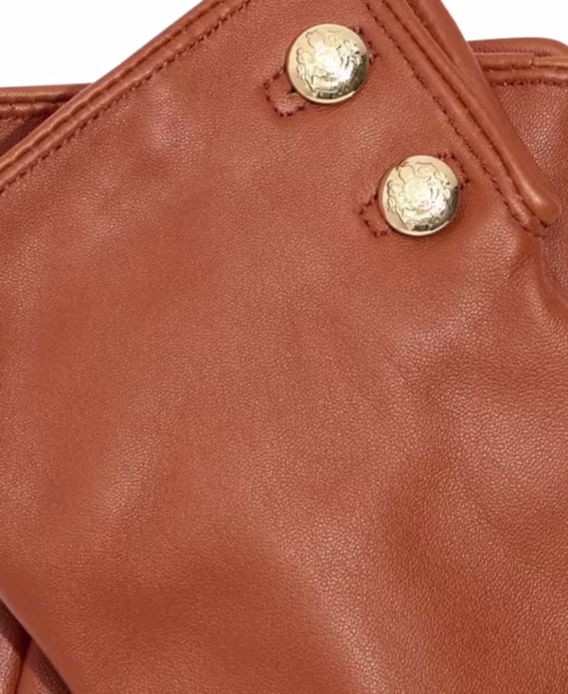 Lauren Ralph Lauren TwoButton Touch Deri Eldiven