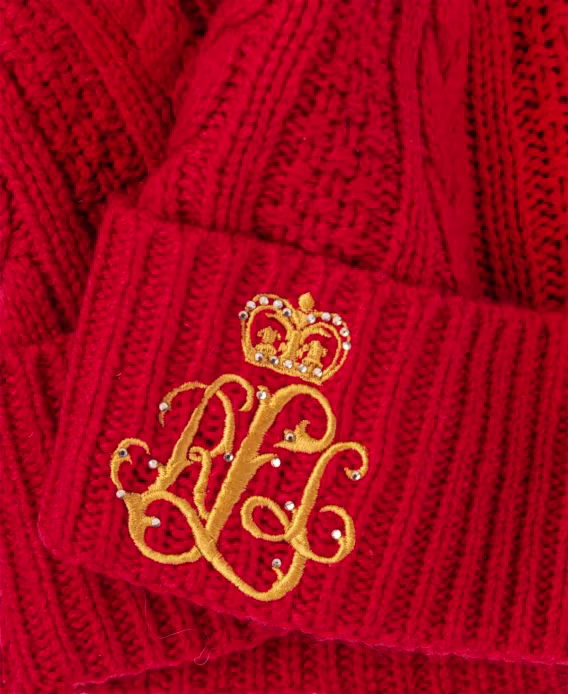 Lauren Ralph Lauren Direkt Nakışlı Ponponlu Bere