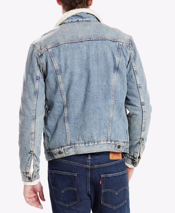 Levi's Regular Fit Sherpa Denim Trucker Ceket