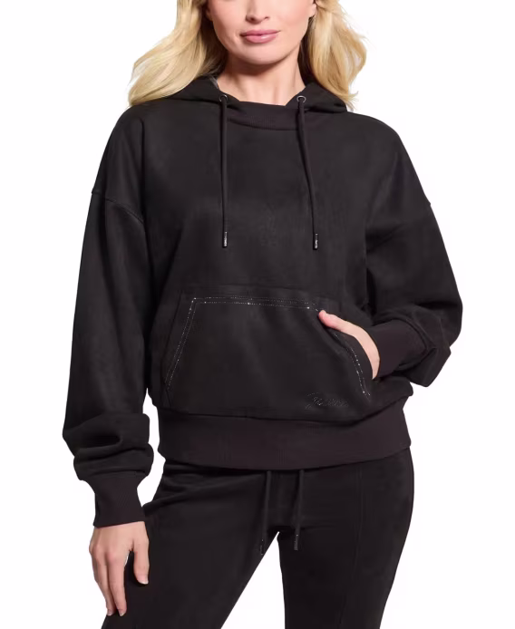 guess-kadin-kapusonlu-sweetshirt-uzun-kol-suet-v-742632