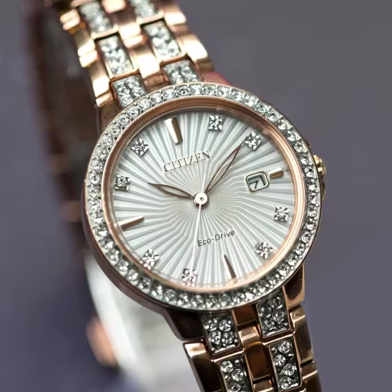 Citizen Kadın Siluet Kristal Eco Drive Saat EW234058A