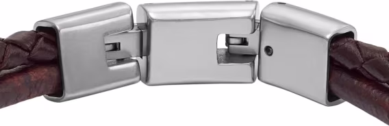 Fossil Erkek Steel and Genuine Bileklik