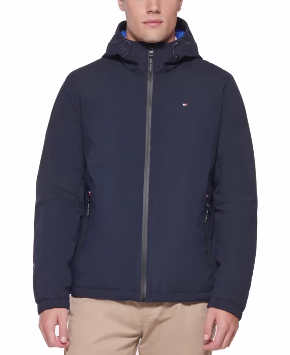 Tommy Hilfiger  Erkek Hafif Esnek Yağmurluk