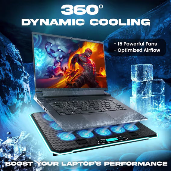 KLIM V8 Oyun Dizüstü Bilgisayar Soğutma Pedi