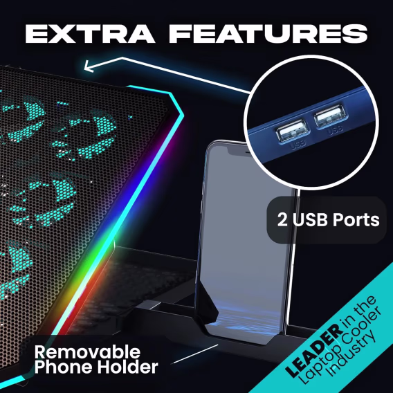 KLIM V8 Oyun Dizüstü Bilgisayar Soğutma Pedi