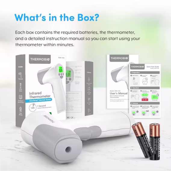 Thermobio Tıbbi Sınıf Ağır Hizmet Fotoselli Kızılötesi Termometre
