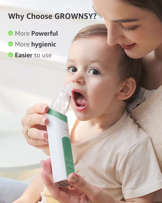 GROWNSY Bebek Burun Aspiratörü