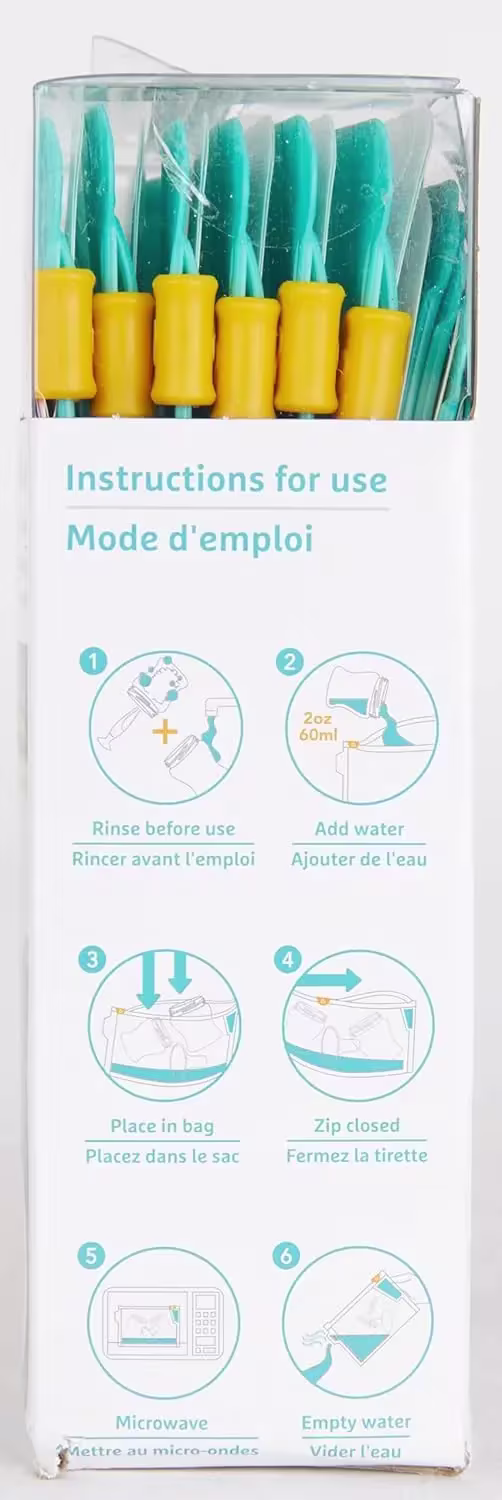 Munchkin® Sterilize™ Mikrodalga Şişe Buhar Sterilizatörü Torbaları