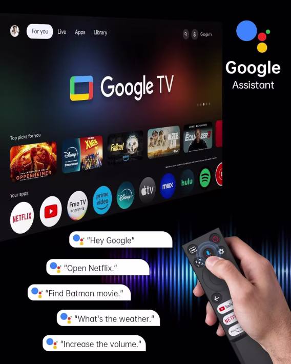 HAPPRUN Yerel 1080P Bluetooth Projektör