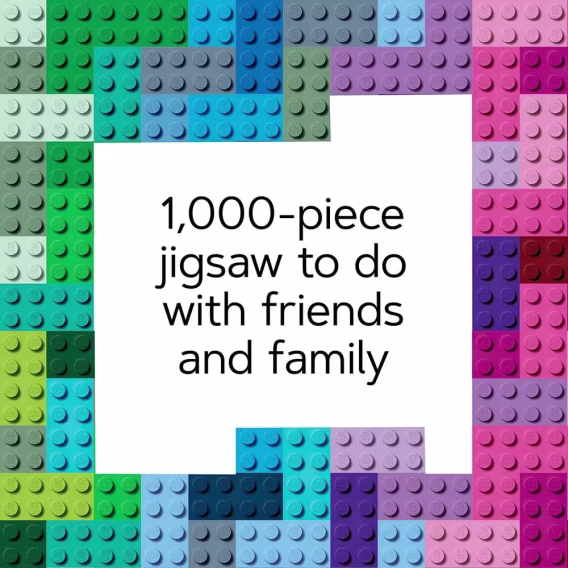 LEGO Gökkuşağı Tuğlaları 1000 Parça Yapboz