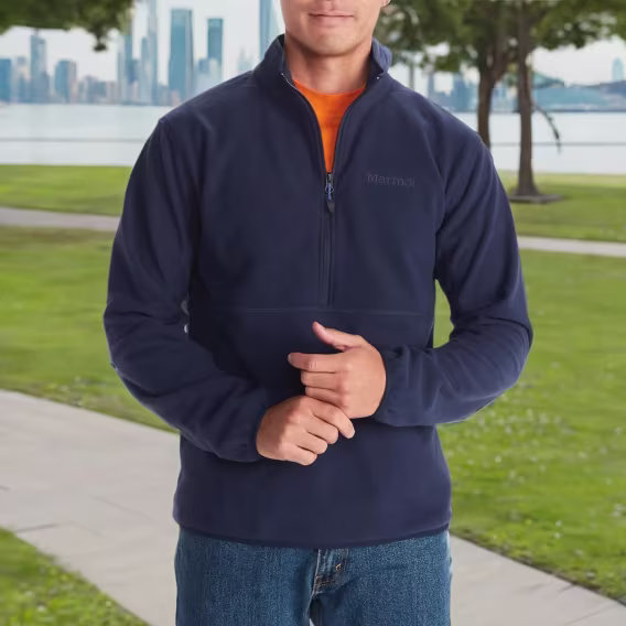 MARMOT Erkek Rocklin 1/2 Fermuarlı Polar Kazak Ceket