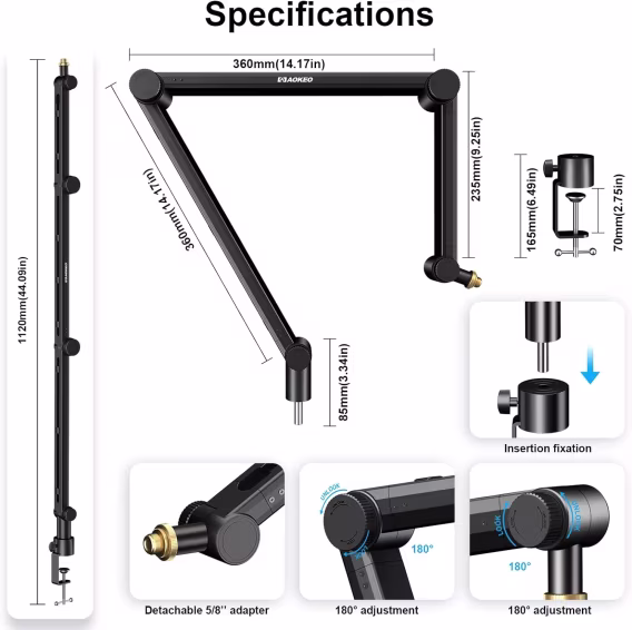 Aokeo AK35 Mikrofon Seti