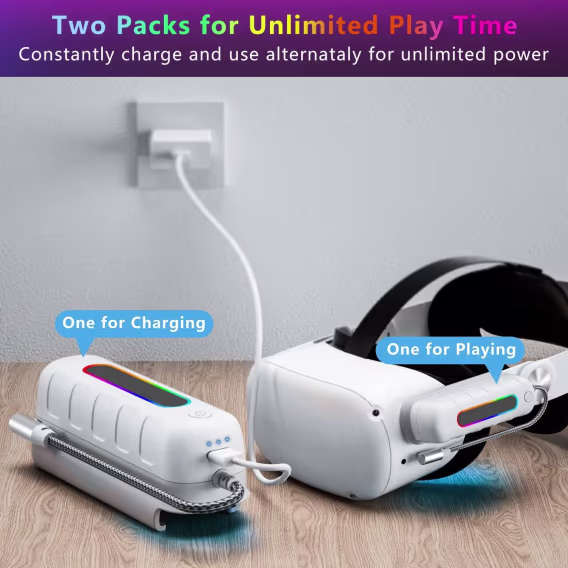 Oculus Quest 2 için Pil Paketi
