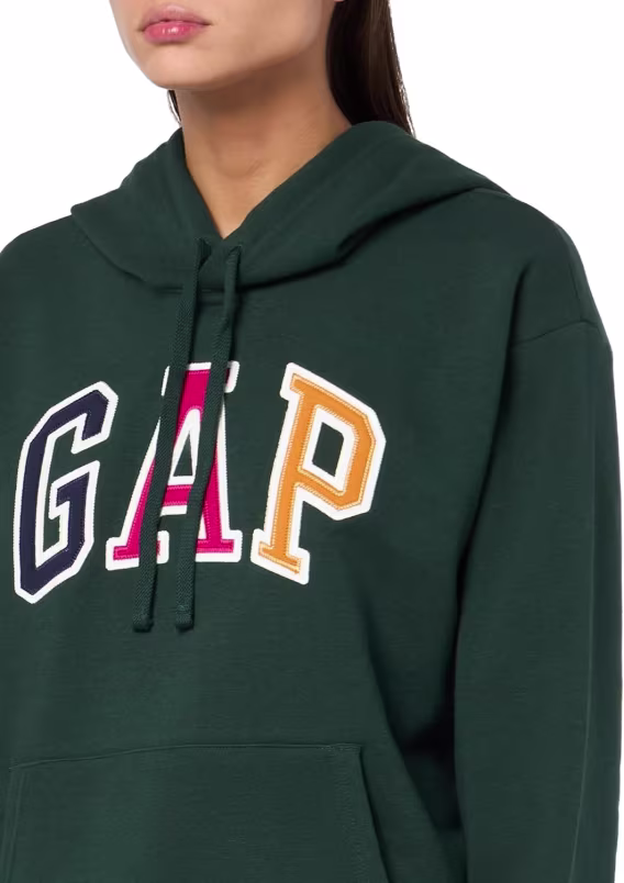 GAP Kadın Logolu Kapüşonlu Sweatshirt