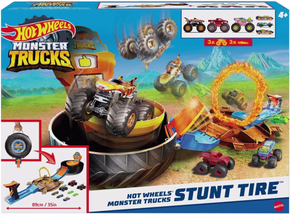 Hot Wheels Canavar Kamyon Lastiği Oyun Seti