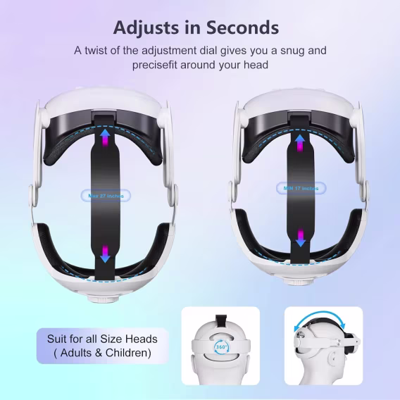 Meta Quest 3 ile Uyumlu Kafa Bandı Pili