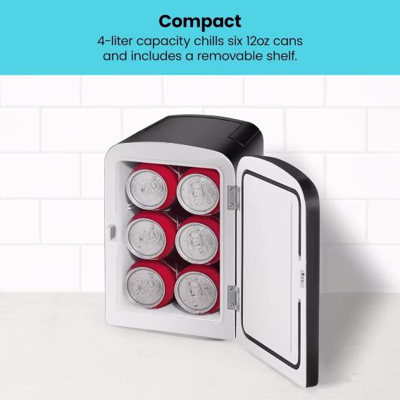 Chefman Mini 4L Taşınabilir Kişisel Buzdolabı