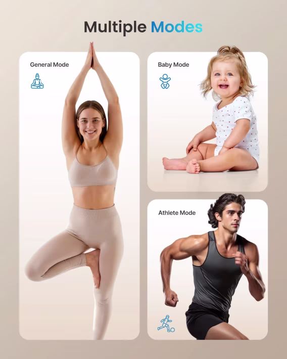 RENPHO Elis 1 USB Şarj Edilebilir Akıllı Vücut Yağ BMI Ölçeği