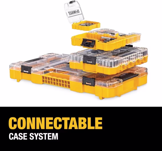 DEWALT Tornavida Ucu Seti, Sağlam Kılıflı, 45 Parça (DW2166)