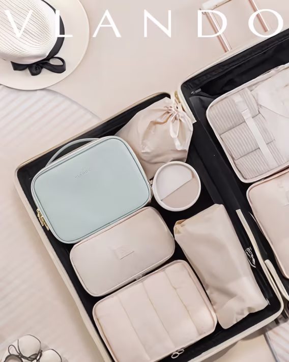 Vlando Seyahat Makyaj Kozmetik Çantası