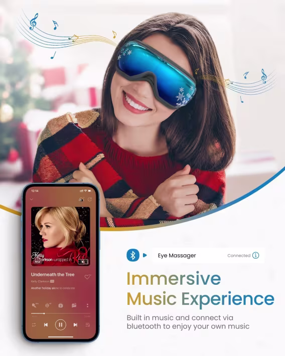 Renpho Isı Destekli Bluetooth Göz Masaj Aleti