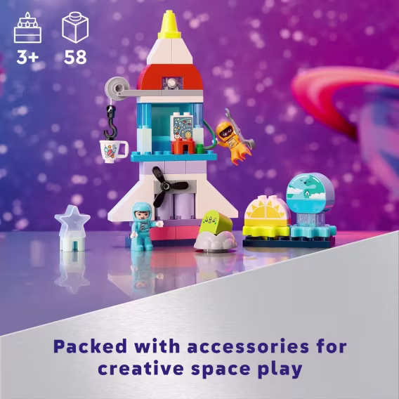 LEGO DUPLO Uzay Mekiği Macerası Roket Gemisi Yapım Seti