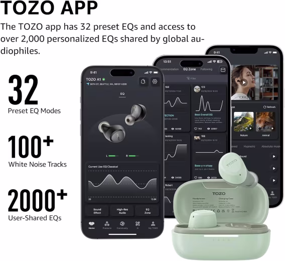 TOZO A1 Mini Kablosuz Bluetooth 5.3 Kulaklık