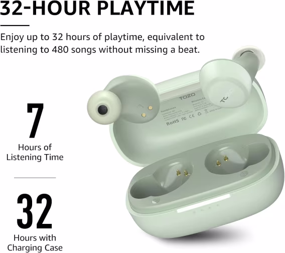 TOZO A1 Mini Kablosuz Bluetooth 5.3 Kulaklık