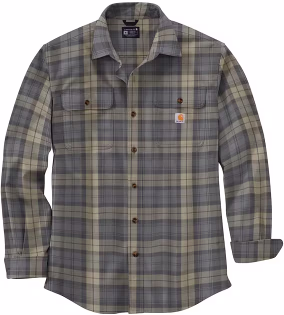 Carhartt Erkek Flanel Uzun Kollu Ekose Gömlek