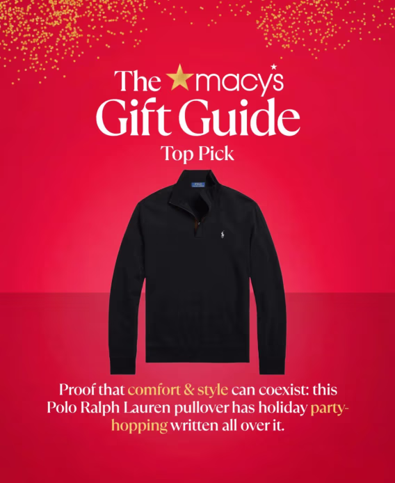 Polo Ralph Lauren Erkek EstateRib Cotton Yarım Fermuarlı Kazak