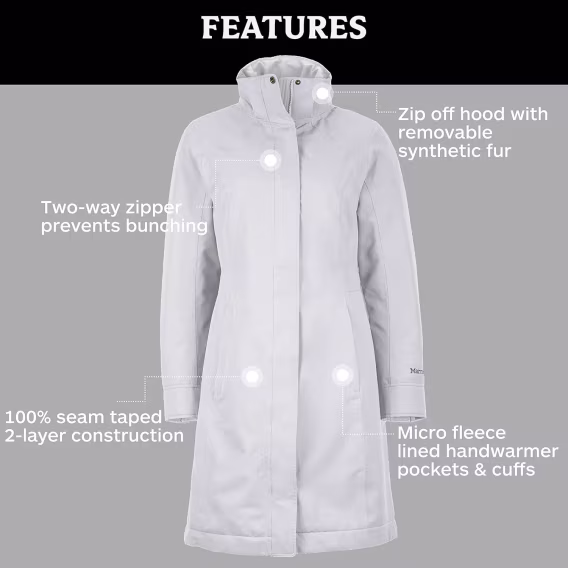 MARMOT Kadın Chelsea Waterproff Yağmurluk