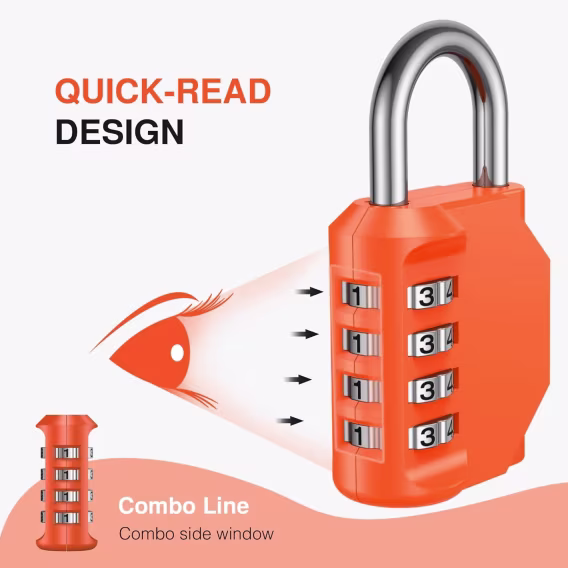 Puroma 2'li Paket Şifreli Kilit 4 Haneli