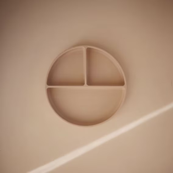 Mushie Kaymaz Tasarımlı Silikon Vakumlu Tabak