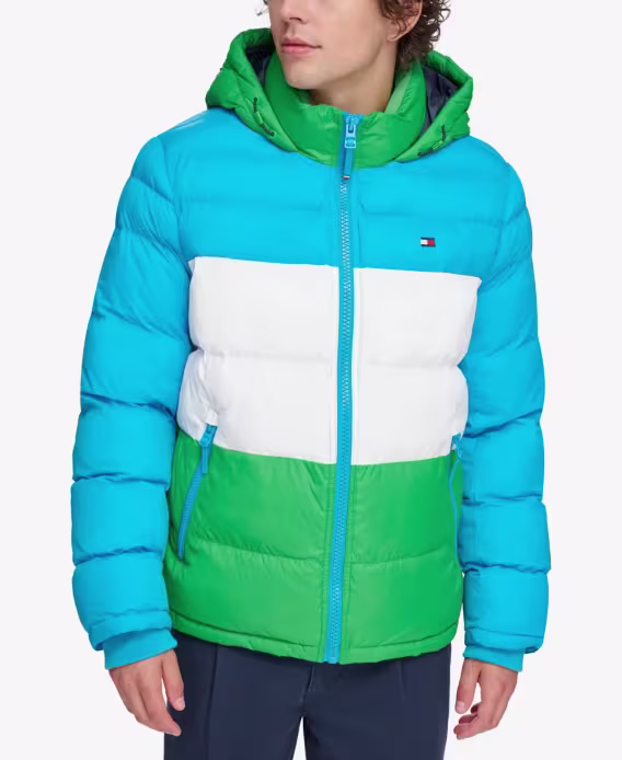 Tommy Hilfiger Erkek Quilted Şişme Mont