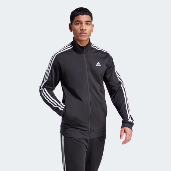 Adidas Erkek Essentials Çizgili Eşofman Üstü