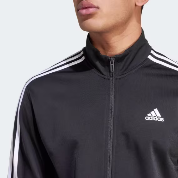 Adidas Erkek Essentials Çizgili Eşofman Üstü