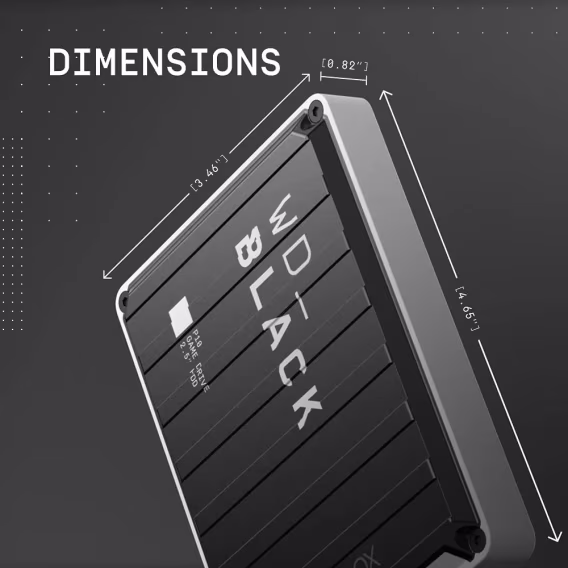 WD_BLACK 1 TB P10  Xbox için Oyun Sürücüsü