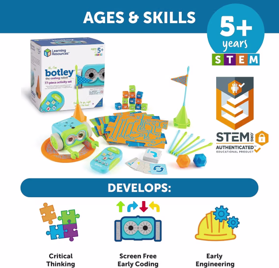 Learning Resources Botley Kodlama Robotu Etkinlik Seti  77 Parça