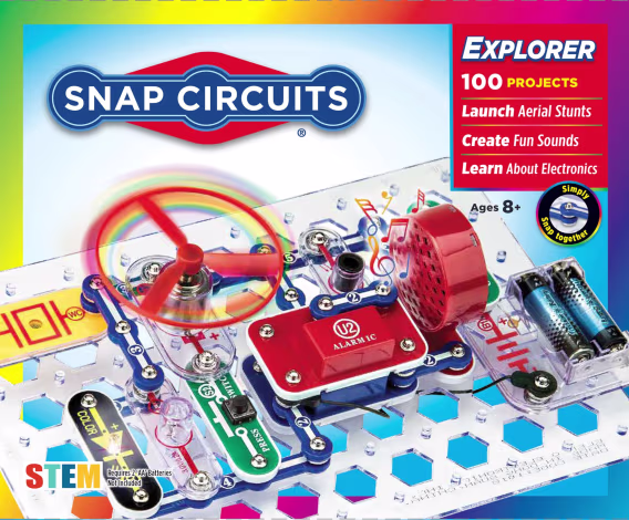 Snap Circuits Jr. SC100 Elektronik Araştırma Kiti 100 Proje