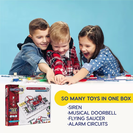 Snap Circuits Jr. SC100 Elektronik Araştırma Kiti 100 Proje