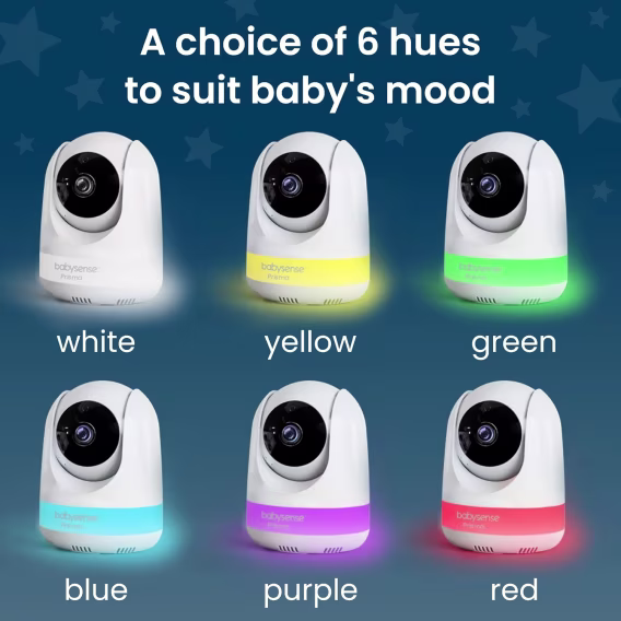 Babysense 5 İnç HD Bölünmüş Ekran Bebek Monitörü