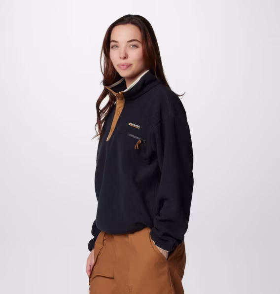 Columbia Kadın Helvetia™ II Kısa Yarım Çıtçıtlı Polar 