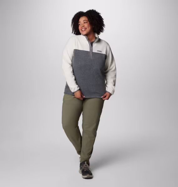 Columbia Kadın Benton Springs™ Yarım Çıtçıtlı Kazak Polar II  Büyük Beden