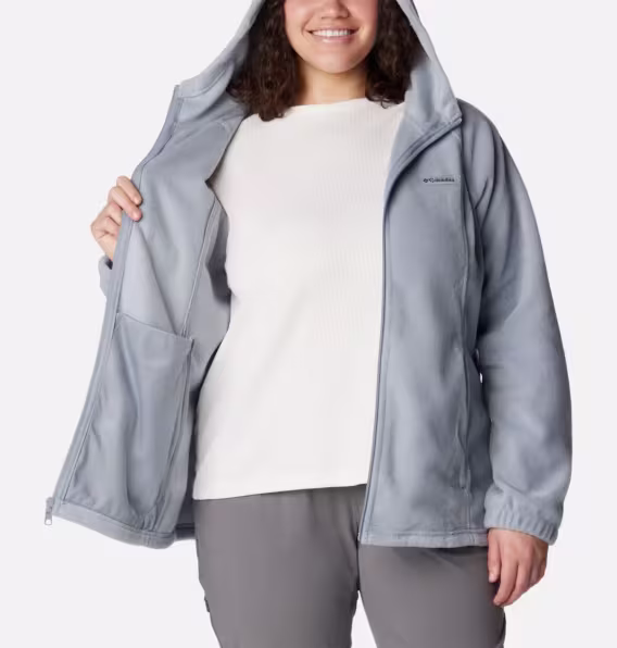 Columbia Kadın Benton Springs™ Tam Fermuarlı Polar Kapüşonlu Üst  Büyük Beden