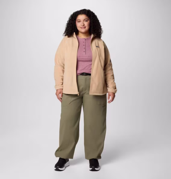 Columbia Kadın Benton Springs™ Tam Fermuarlı Polar Kapüşonlu Üst  Büyük Beden