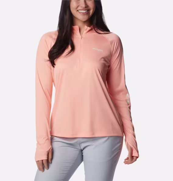 columbia-kadin-pfg-tidal-tee-ceyrek-fermuarli-uzun-kollu-tisort-v-859309