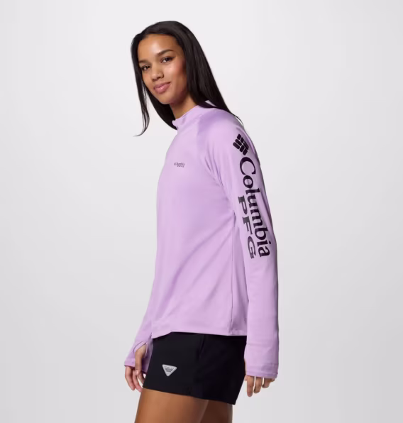 Columbia Kadın PFG Tidal Tee™ Çeyrek Fermuarlı Uzun Kollu Tişört
